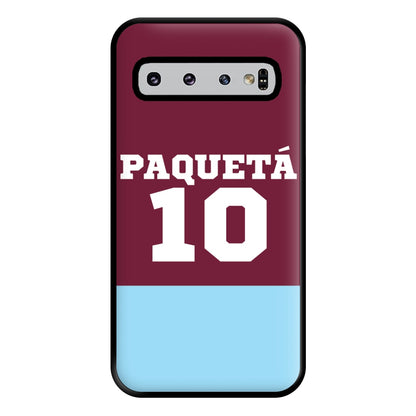 Claret And Light Blue Phone Case for Galaxy S10 Plus