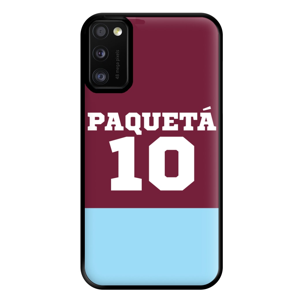 Claret And Light Blue Phone Case for Galaxy A41