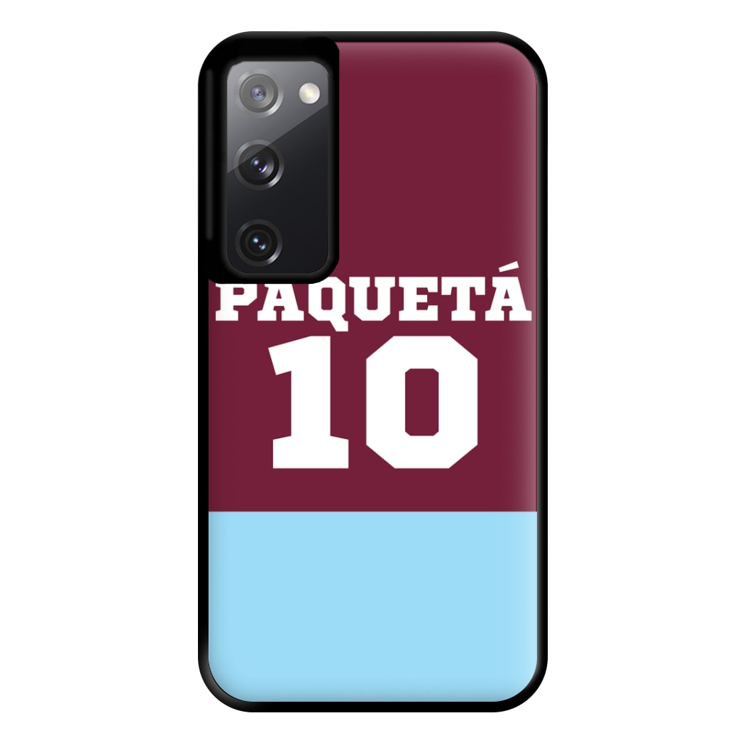 Claret And Light Blue Phone Case for Galaxy S20FE