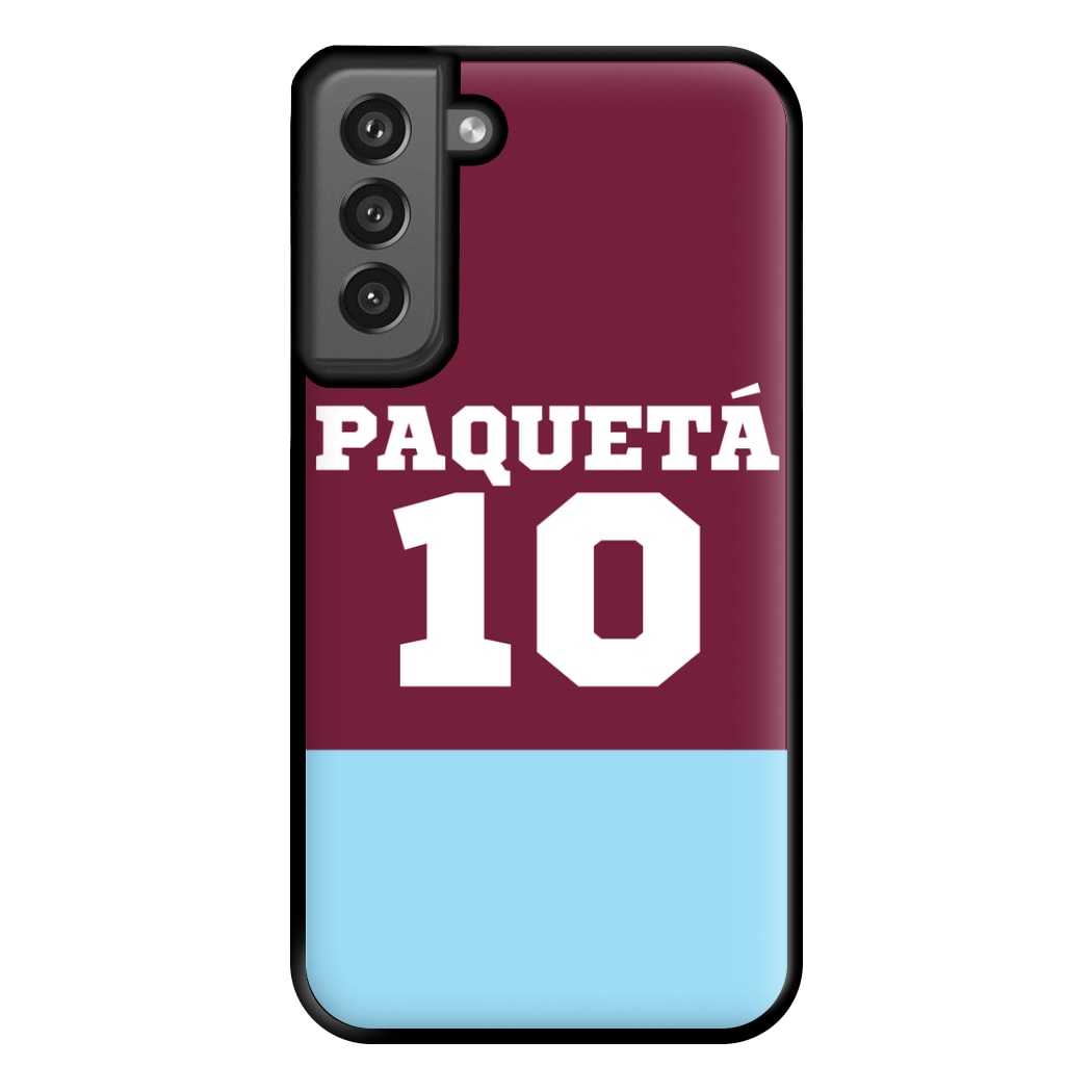 Claret And Light Blue Phone Case for Galaxy S21FE