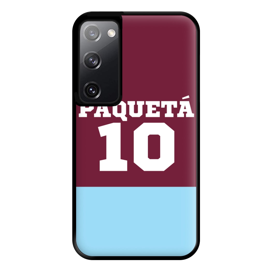 Claret And Light Blue Phone Case for Galaxy S20