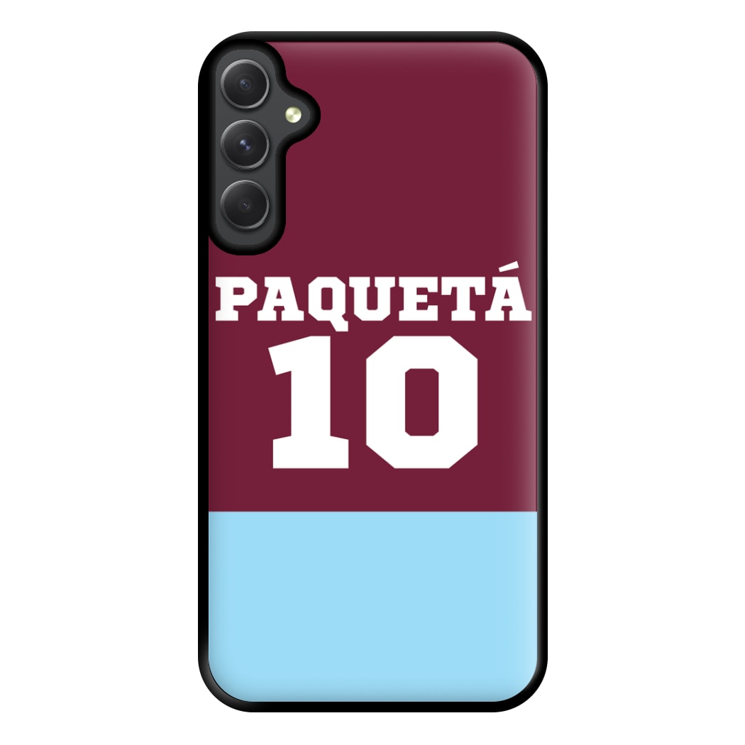 Claret And Light Blue Phone Case for Galaxy A34