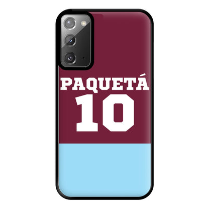 Claret And Light Blue Phone Case for Galaxy Note 20 Ultra