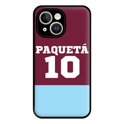 Claret And Light Blue Phone Case for iPhone 14 Plus