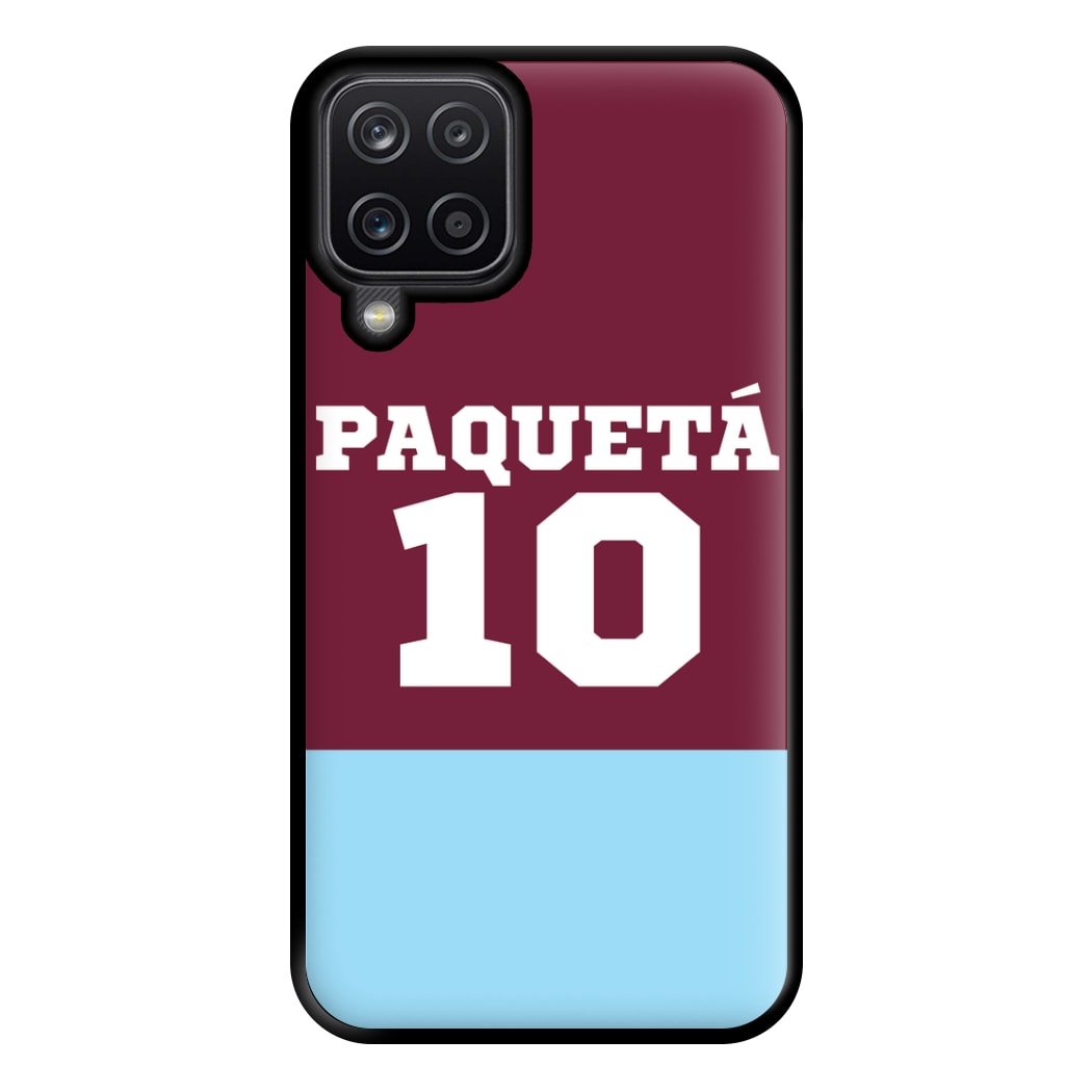 Claret And Light Blue Phone Case for Galaxy A12