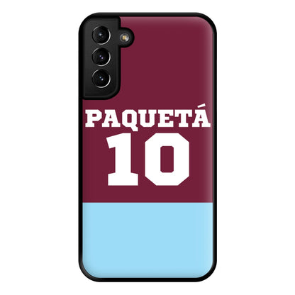 Claret And Light Blue Phone Case for Galaxy S21 Plus