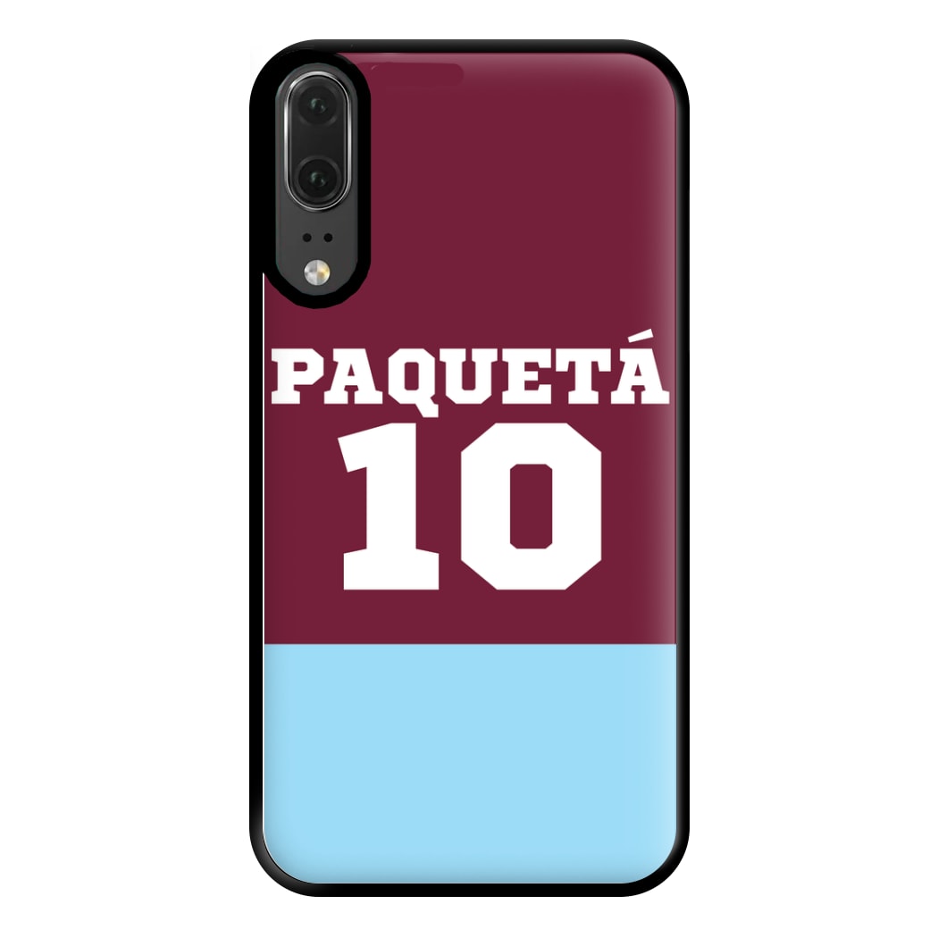 Claret And Light Blue Phone Case for Huawei P20