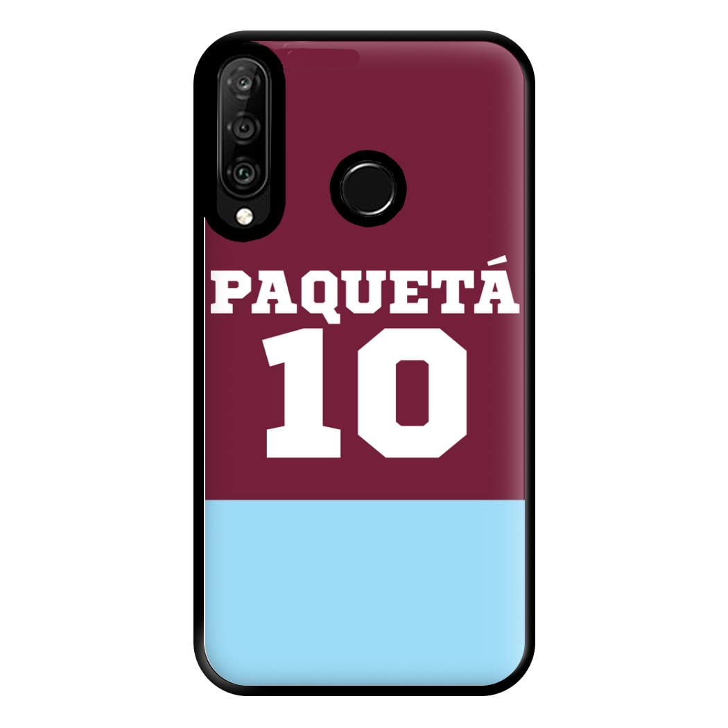 Claret And Light Blue Phone Case for Huawei P30 Lite