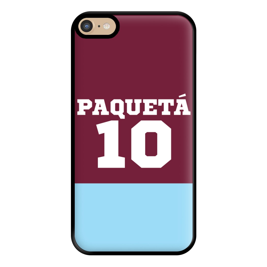 Claret And Light Blue Phone Case for iPhone 6 Plus / 7 Plus / 8 Plus