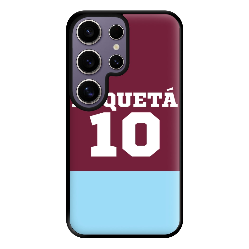 Claret And Light Blue Phone Case for Galaxy S25 Ultra