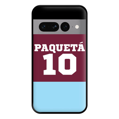 Claret And Light Blue Phone Case for Google Pixel 7 Pro