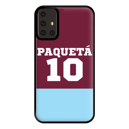 Claret And Light Blue Phone Case for Galaxy A71