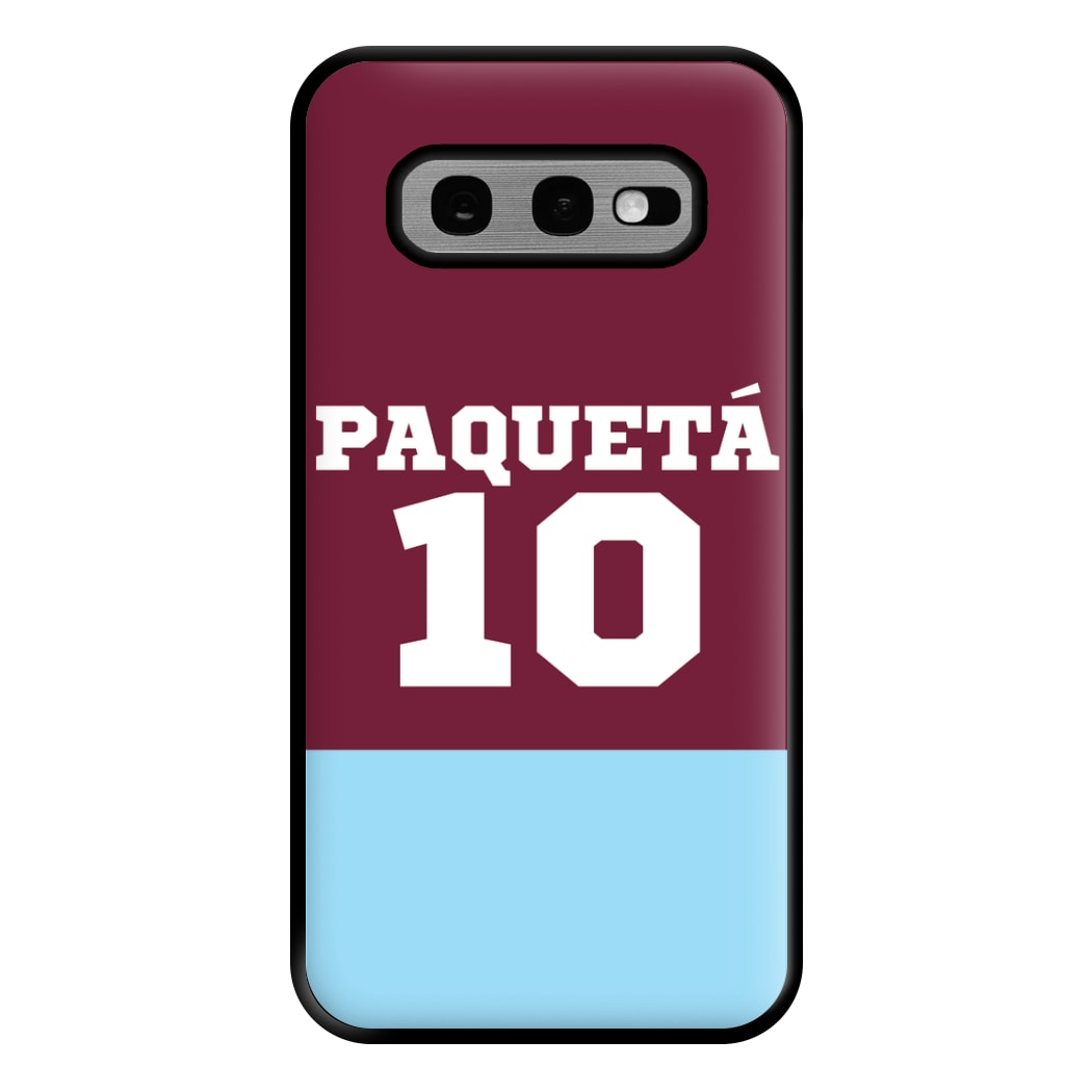 Claret And Light Blue Phone Case for Galaxy S10e