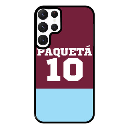 Claret And Light Blue Phone Case for Galaxy S22 Ultra