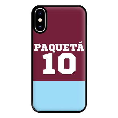 Claret And Light Blue Phone Case for iPhone XS Max