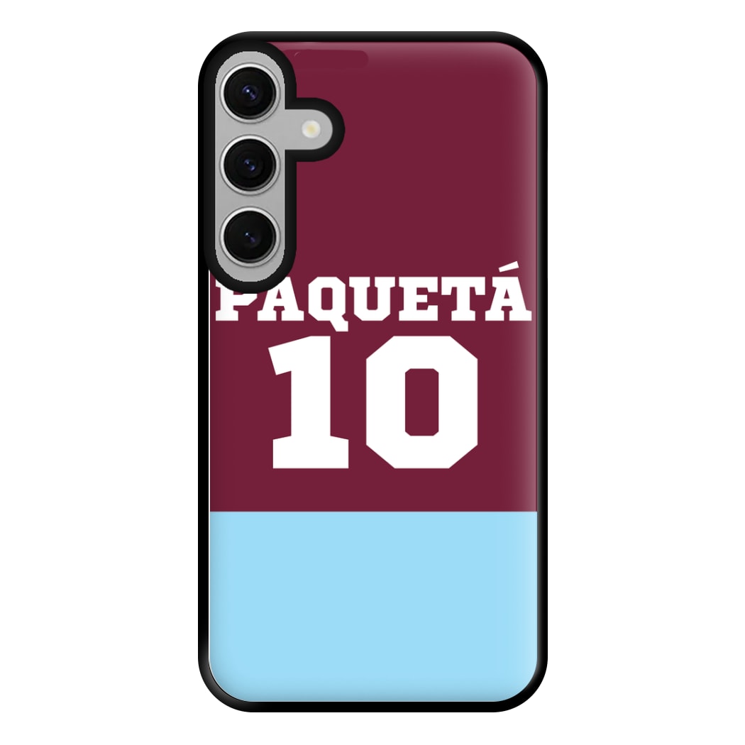 Claret And Light Blue Phone Case for Galaxy S24FE