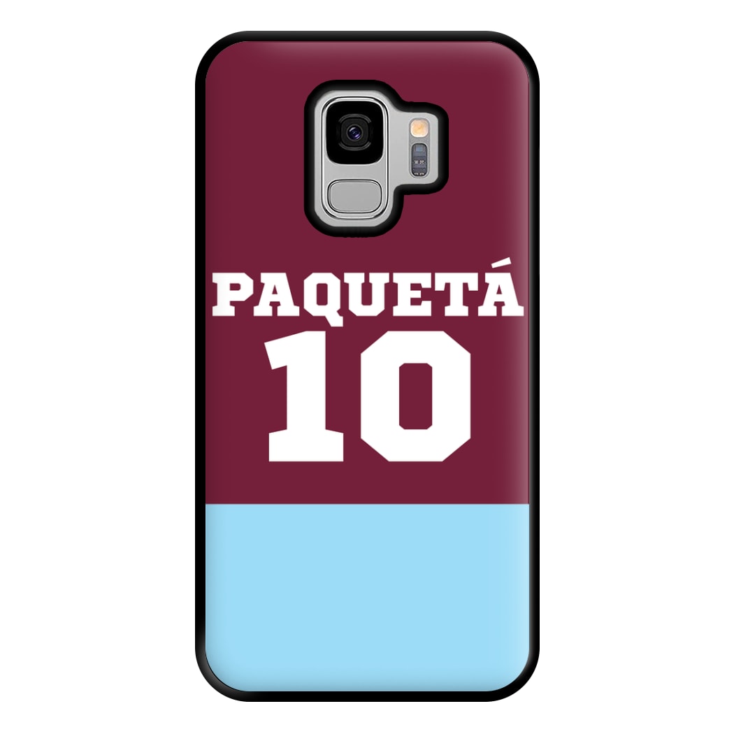 Claret And Light Blue Phone Case for Galaxy S9 Plus