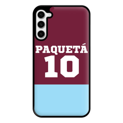 Claret And Light Blue Phone Case for Galaxy S23 Plus