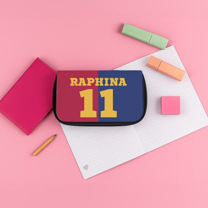 Red And blue Pencil Case