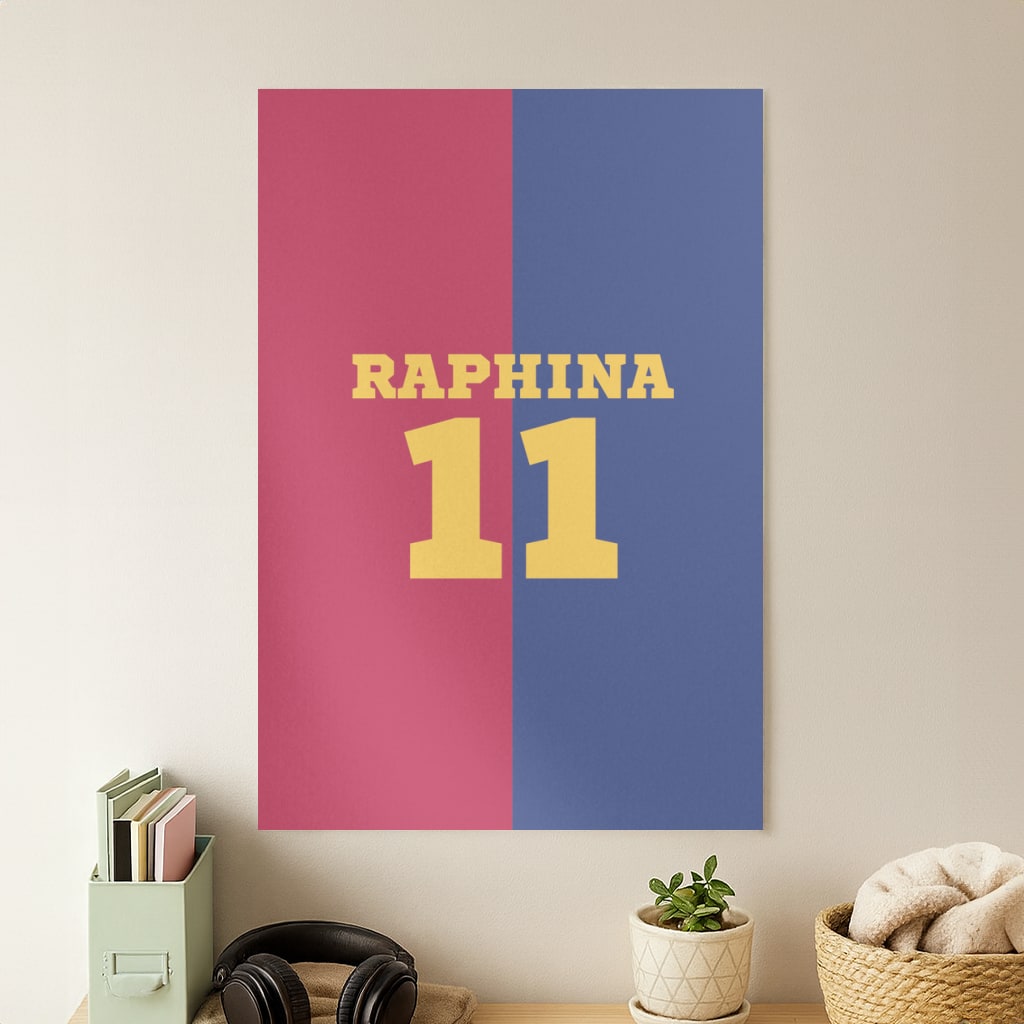 Red And blue Poster