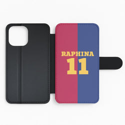 Red And blue Flip Phone Case