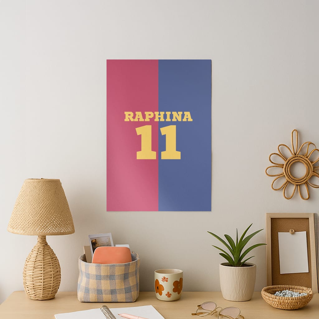 Red And blue Art Print