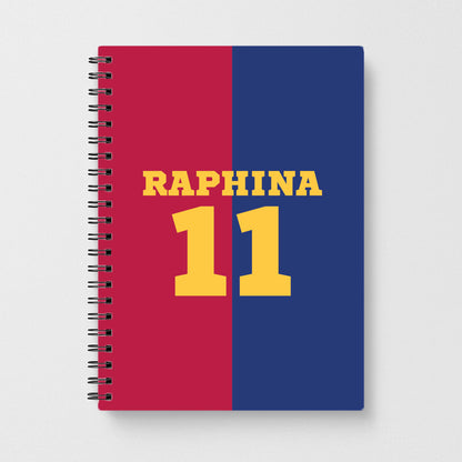 Red And blue Notebook