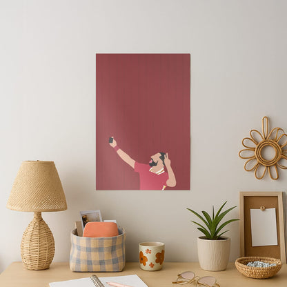Mo Selfie  Art Print