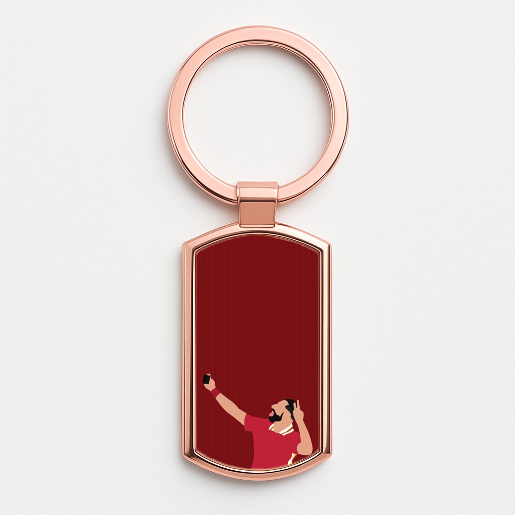 Mo Selfie  Rose Gold Keyring