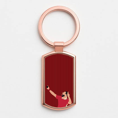 Mo Selfie  Rose Gold Keyring