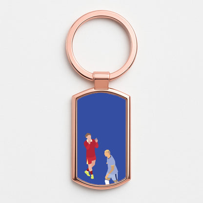 Harvey 30 Years Rose Gold Keyring