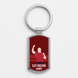 Slot Machine Arne Silver Keyring