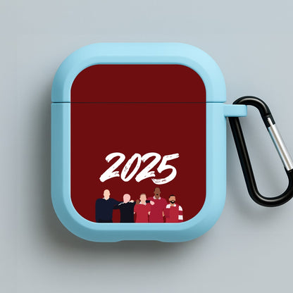 Premier League 2025 Winners Blue AirPods Case