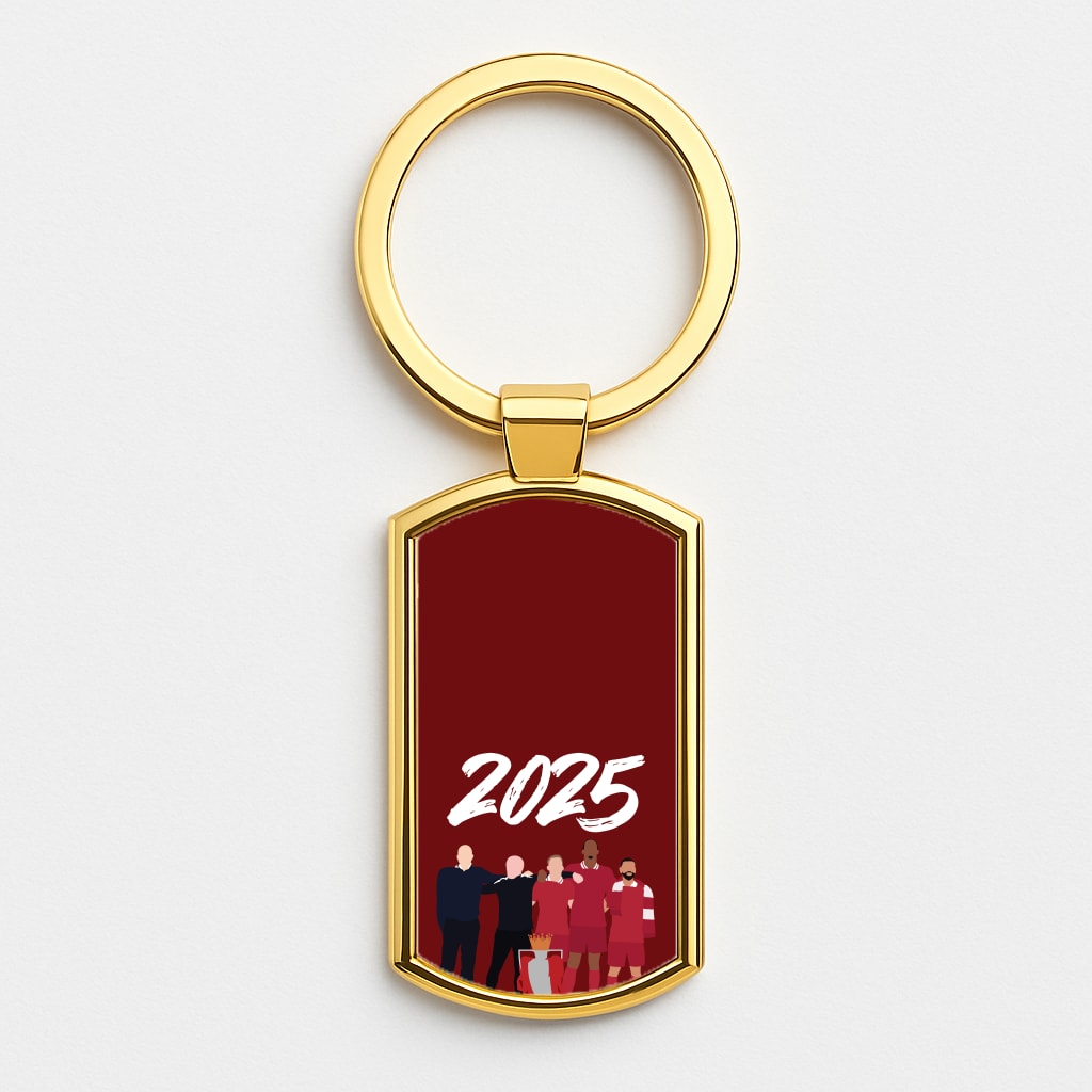 Premier League 2025 Winners Gold Keyring