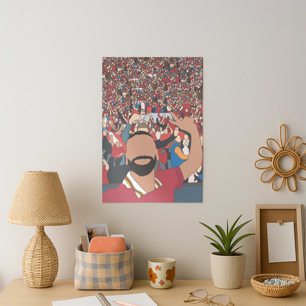 Mo Crowd Selfie Art Print