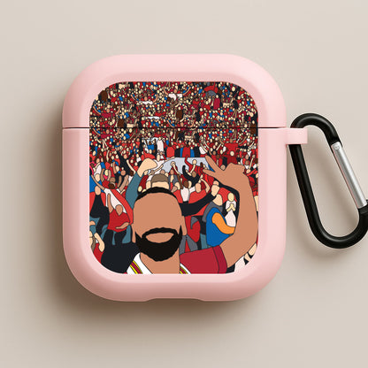 Mo Crowd Selfie Pink AirPods Case