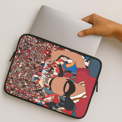 Mo Crowd Selfie Laptop Sleeve