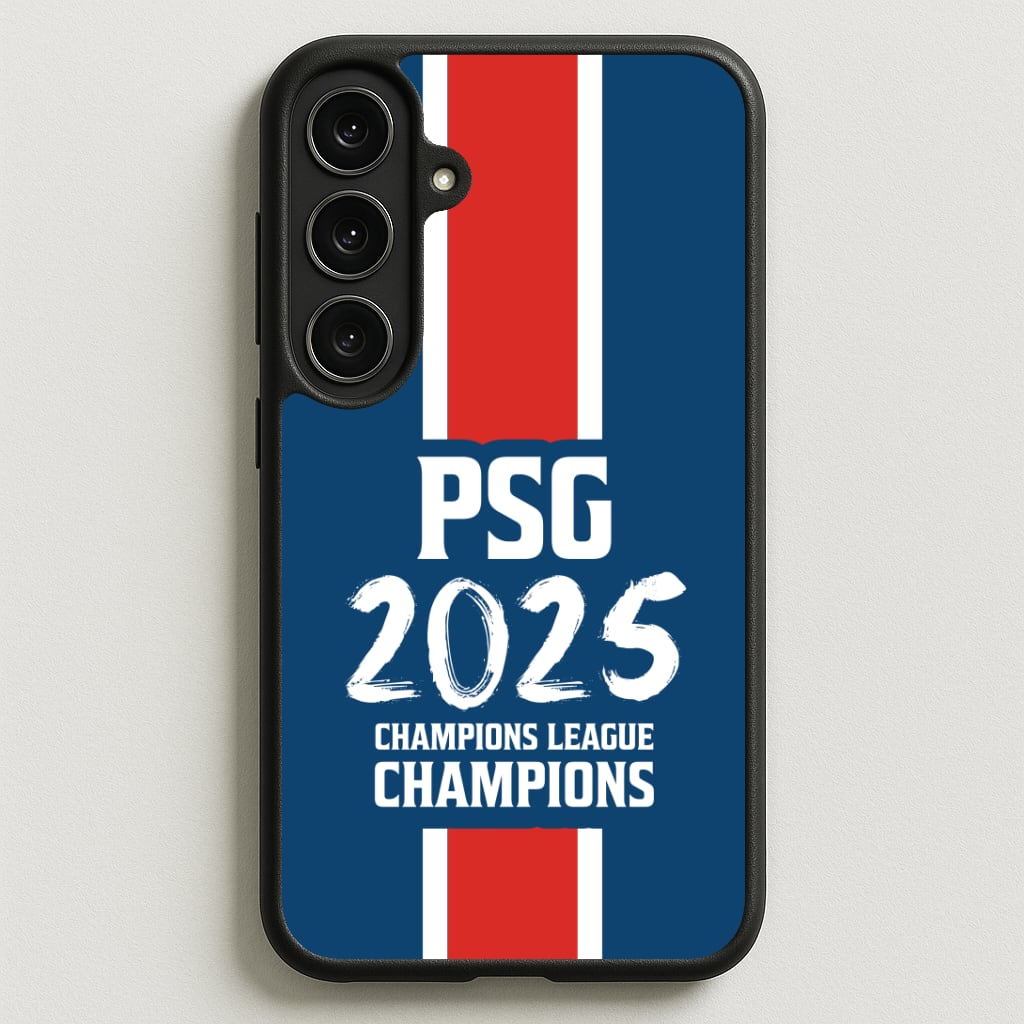 Champion League Winners 25 PSG Phone Case for Galaxy S25FE