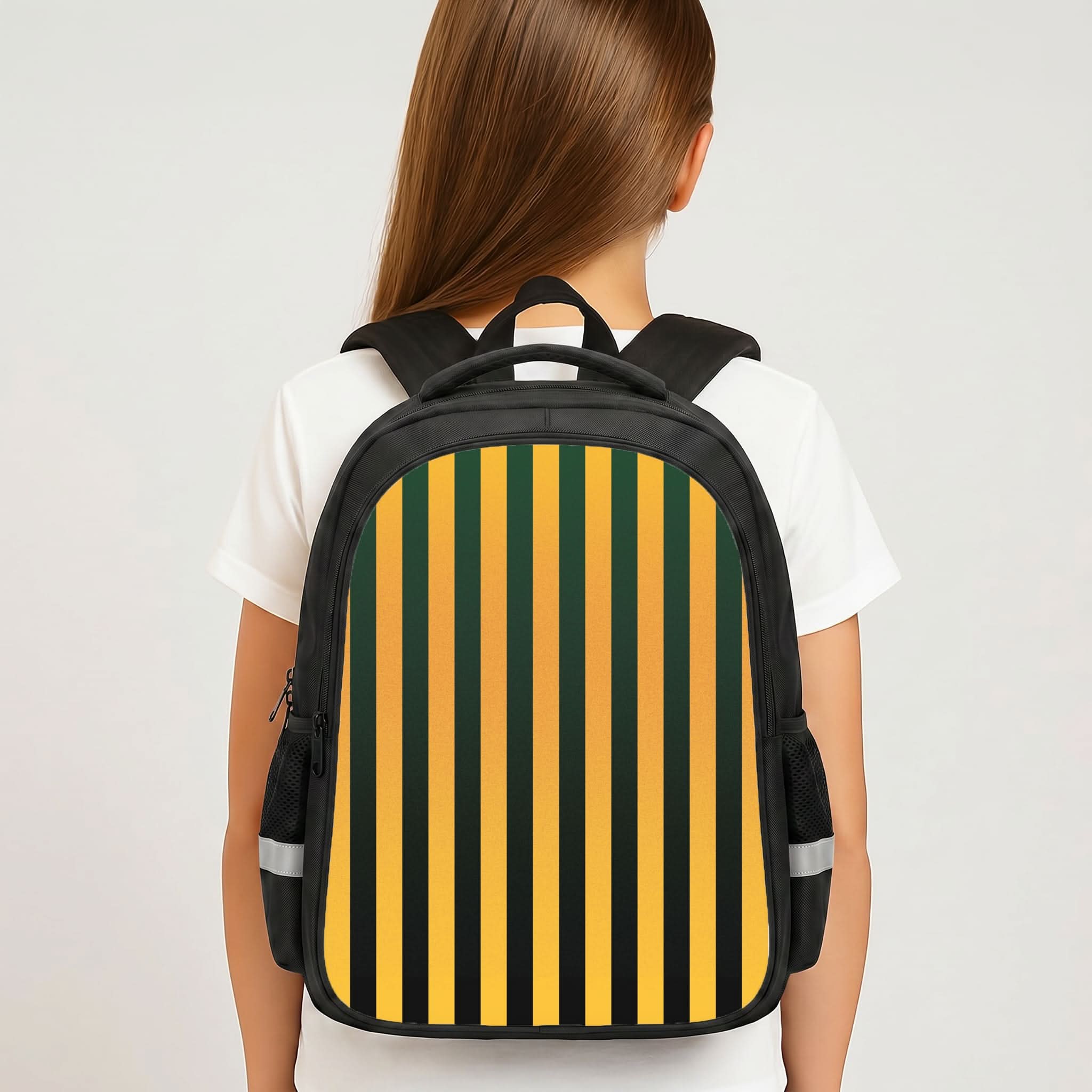 Kit Stripes Backpack - Book Bag