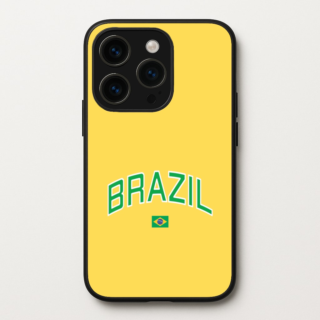 Brazil Team Kit Phone Case - iPhone 14 Pro