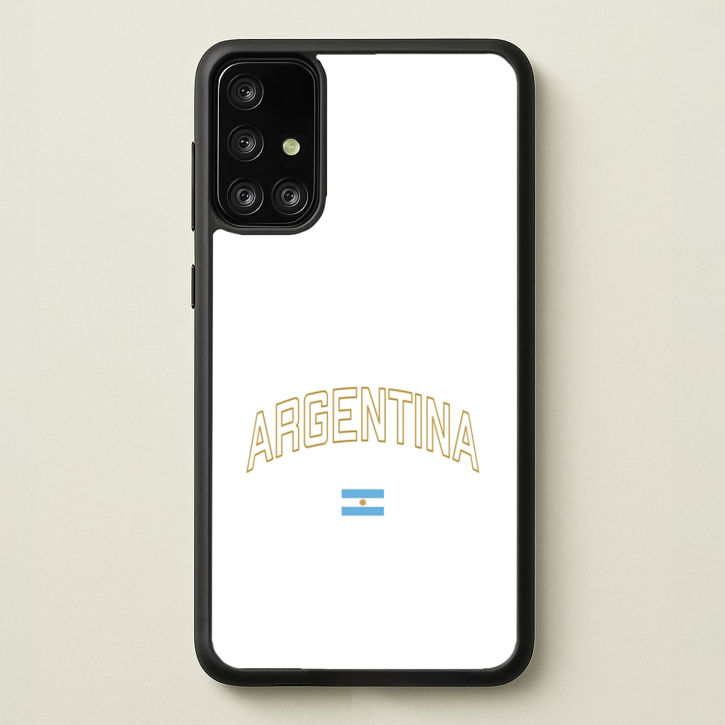 Argentina Team Kit Phone Case - Galaxy A71