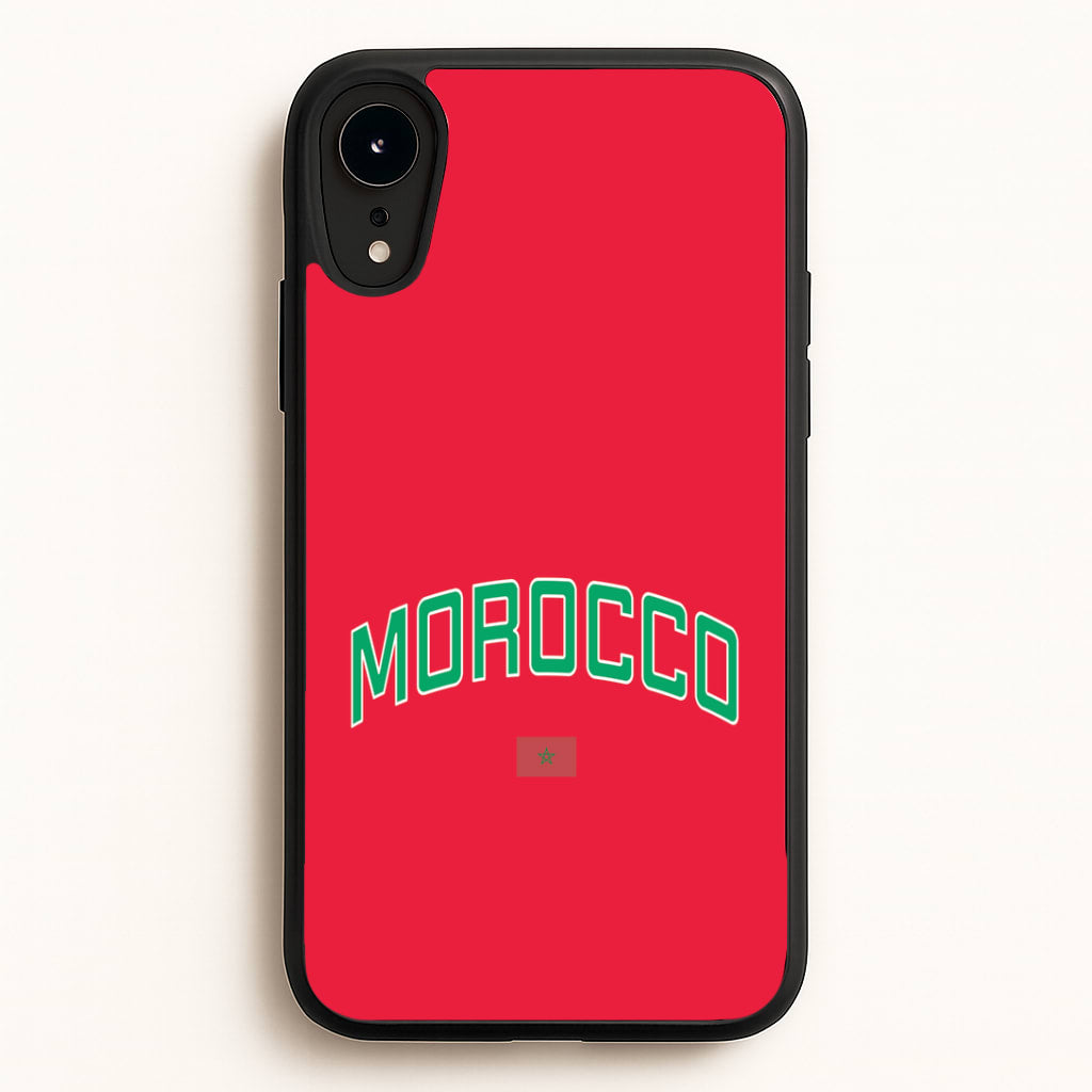 Morocco Team Kit Phone Case - iPhone XR