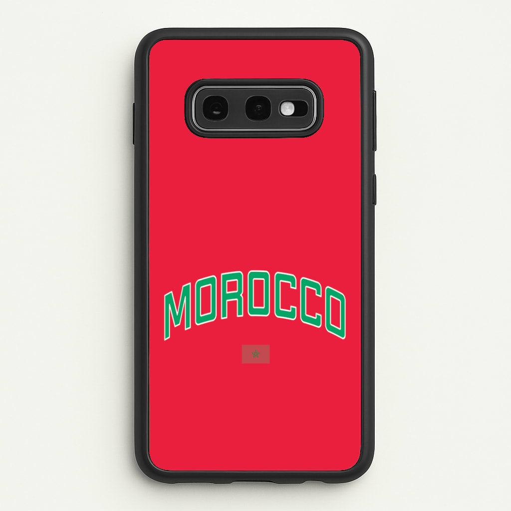 Morocco Team Kit Phone Case - Galaxy S10e