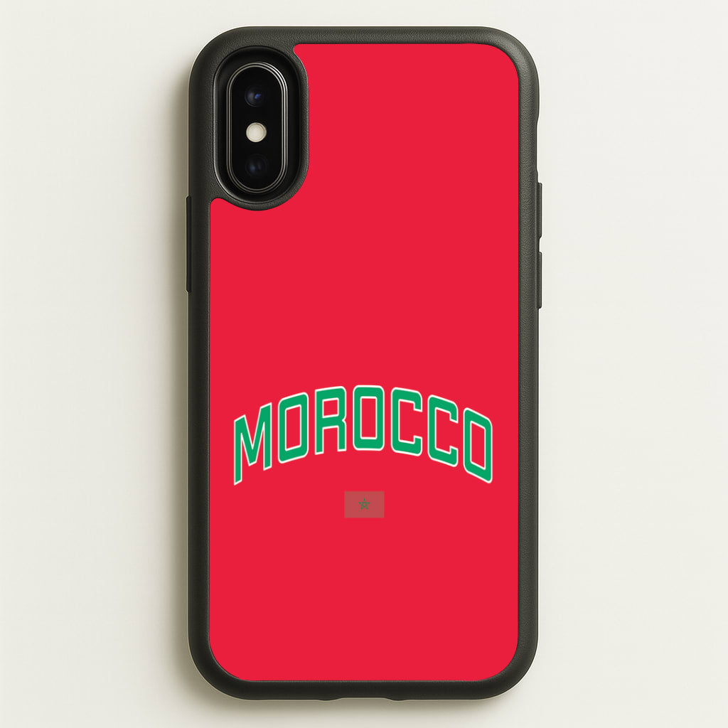 Morocco Team Kit Phone Case - iPhone X / XS
