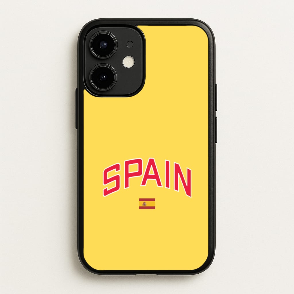 Spain Team Kit Phone Case - iPhone 12 Mini