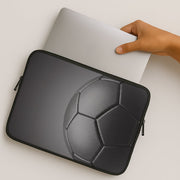 Black Football Laptop Sleeve 2