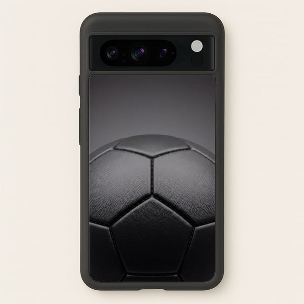 Black Football Phone Case - Google Pixel 8 Pro / Standard