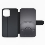 Black Football Flip / Wallet Phone Case 2