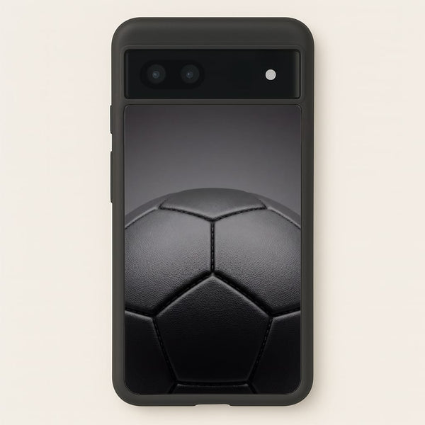 Black Football Phone Case - Google Pixel 7a / Standard