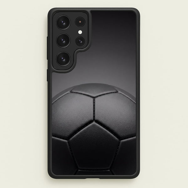 Black Football Phone Case - Galaxy S23 Ultra / Standard
